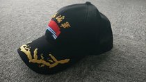 Out-of-print Haisi old cadre activity custom inscription Peoples Navy three-dimensional embroidery memorial hat last few