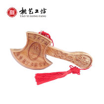 Authentic peach wood axe living room axe new home entrance door New House moving home pendant crafts