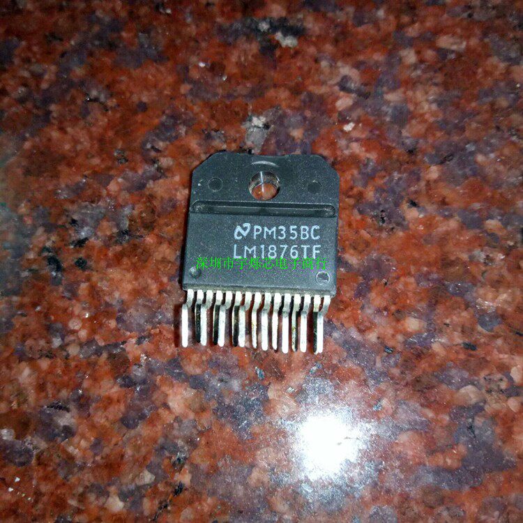 LM1876 LM1876TF audio power amplifier amplifier IC sound dual-track chip original loading and unloader