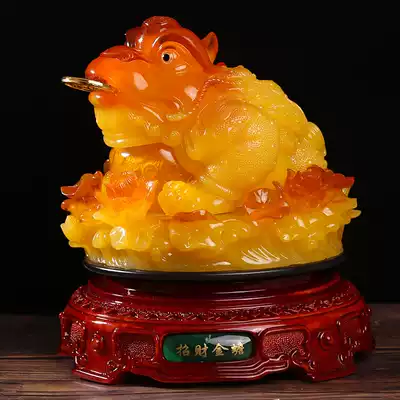 Zhaocai Jinchan ornaments Zhaocai Jinbao Golden Cicada Three-legged Golden Toad Office Store New Store Opening Gifts