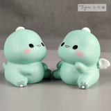 Динозавр, оригинальная фигурка, мультяшная милая кукла, игрушечная машина, аксессуар