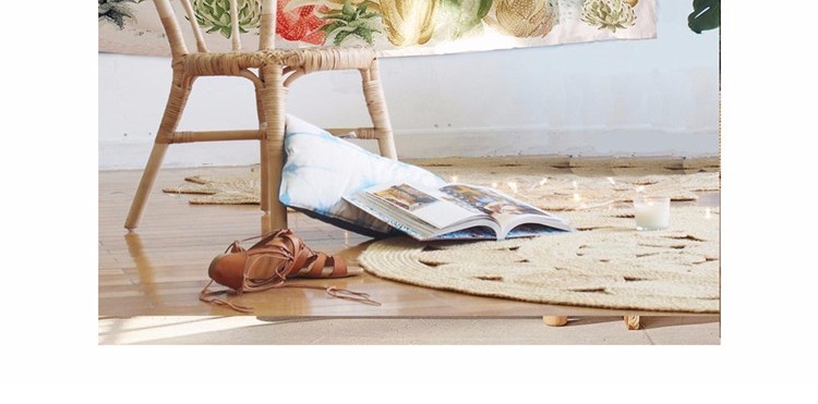 Nghe con mèo nói cây xương rồng Bắc Âu treo vải bình thường tấm thảm bãi biển trang trí nội thất khăn trải bàn trang trí tường rèm tranh thảm treo tường