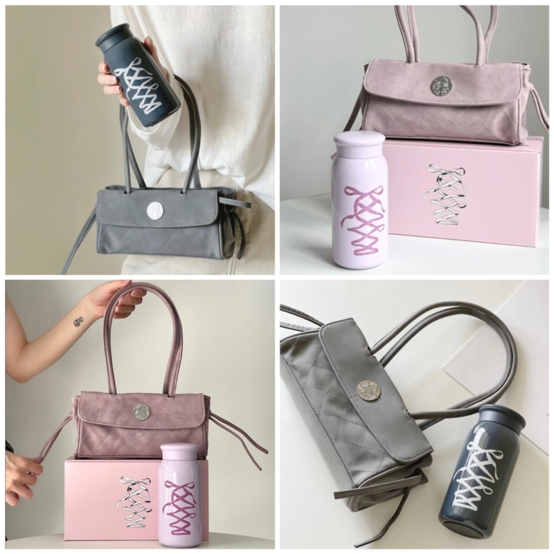 Starbucks Cup 2026 Summer Punk Ballet Series Sweet Cool Ballet Milk Bottle Stainless Steel Cup with Shoulder Bag Starbucks Cup 2026 Summer Punk Ballet Series Sweet Cool Ballet Milk Bottle Stainless Steel Cup with Shoulder Bag