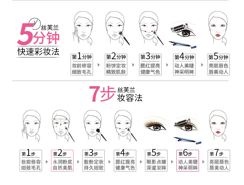 【Trang điểm】 Lợi ích / Bei Ling Kem nền che khuyết điểm dạng lỏng Control Oil Moisturising Natural Base Brightening # - Bộ trang điểm phấn phủ geo