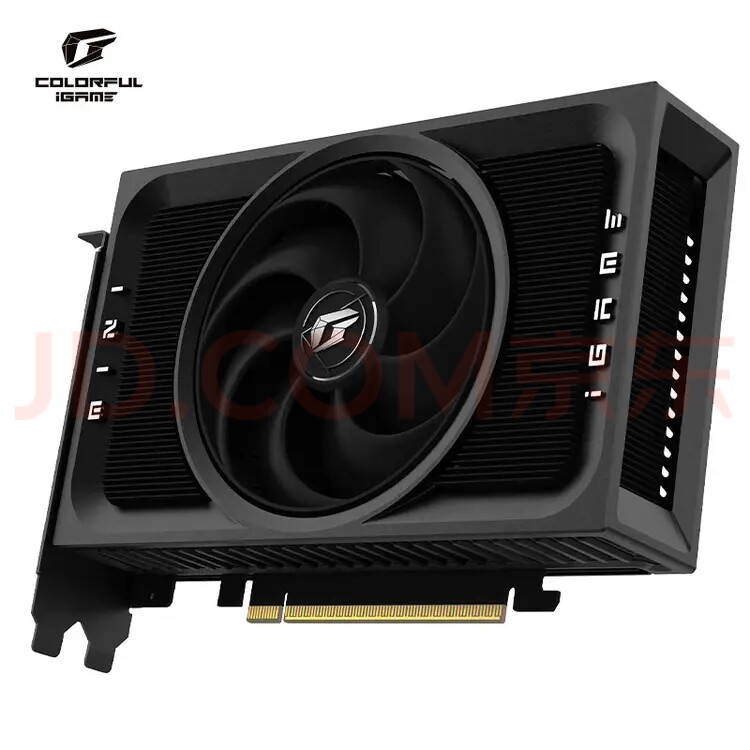 Красочная компьютерная видеокарта игрового дизайна на шасси RTX 5070 Mini OC 12GB4ITX Изображение 1