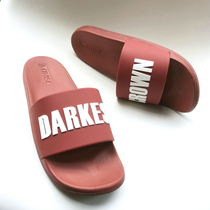 Not out of the house high-elastic double-density cushioning red high-quality inventory tail goods mens slippers 