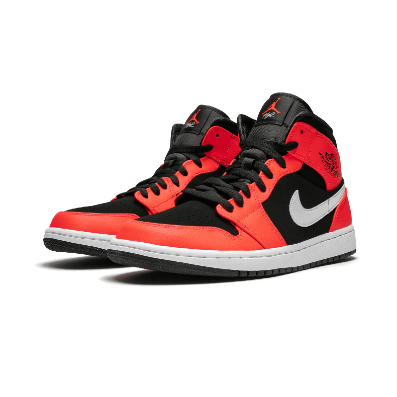Air Jordan 1 Mid aj1 Joe 1 Giày nam Giày bóng rổ trung bình hồng ngoại - 554724 061 - Giày bóng rổ giày thể thao nam chính hãng