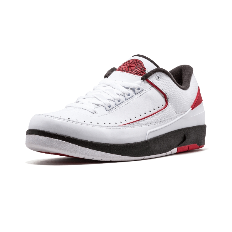 Air Jordan 2 Low aj2 Giày nam Chicago Bulls Trắng Đen Đỏ Giày bóng rổ 832819 101 - Giày bóng rổ giày thể thao bitis nam