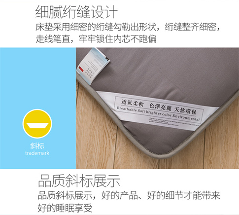Nệm nhíp đôi 1,8m giường để chơi thảm lót sàn ngủ 1,2 m cotton batt mat là nệm mềm nệm 1,5m giường nệm cao su nhân tạo