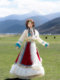 Tibetan clothing women's new Tibetan robe travel photography Tibetan clothing Yunnan Tibetan ethnic characteristics fresh girl photo clothes