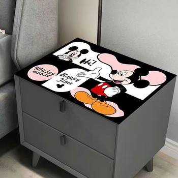 Cartoon leather bedside table mat mickey anti-scalding household refrigerator cover cloth scrubbing dust cover desktop protective mat Cartoon leather bedside table mat mickey anti-scalding household refrigerator cover cloth scrubbing dust cover desktop protective mat