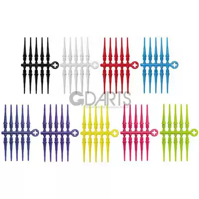 FIT POINT PLUS FISHBONE Dart HEAD SOFT Dart HEAD(Multi-color OPTIONAL)50 pieces BOX