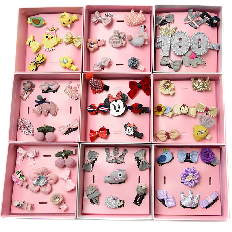 婴儿发量少安全夹韩国可爱公主发卡头饰女童宝宝夹子发饰发带发夹