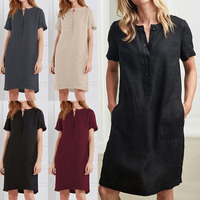 FASHION WOMEN DRESS SMMER CASUAL LOOSE LADIES DRESSSES Women's Skirt