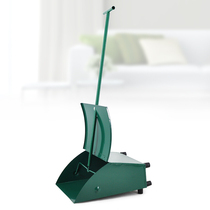Property iron windproof garbage dustpan Metal green sanitation worker cleaning outdoor plastic garbage dustpan shovel