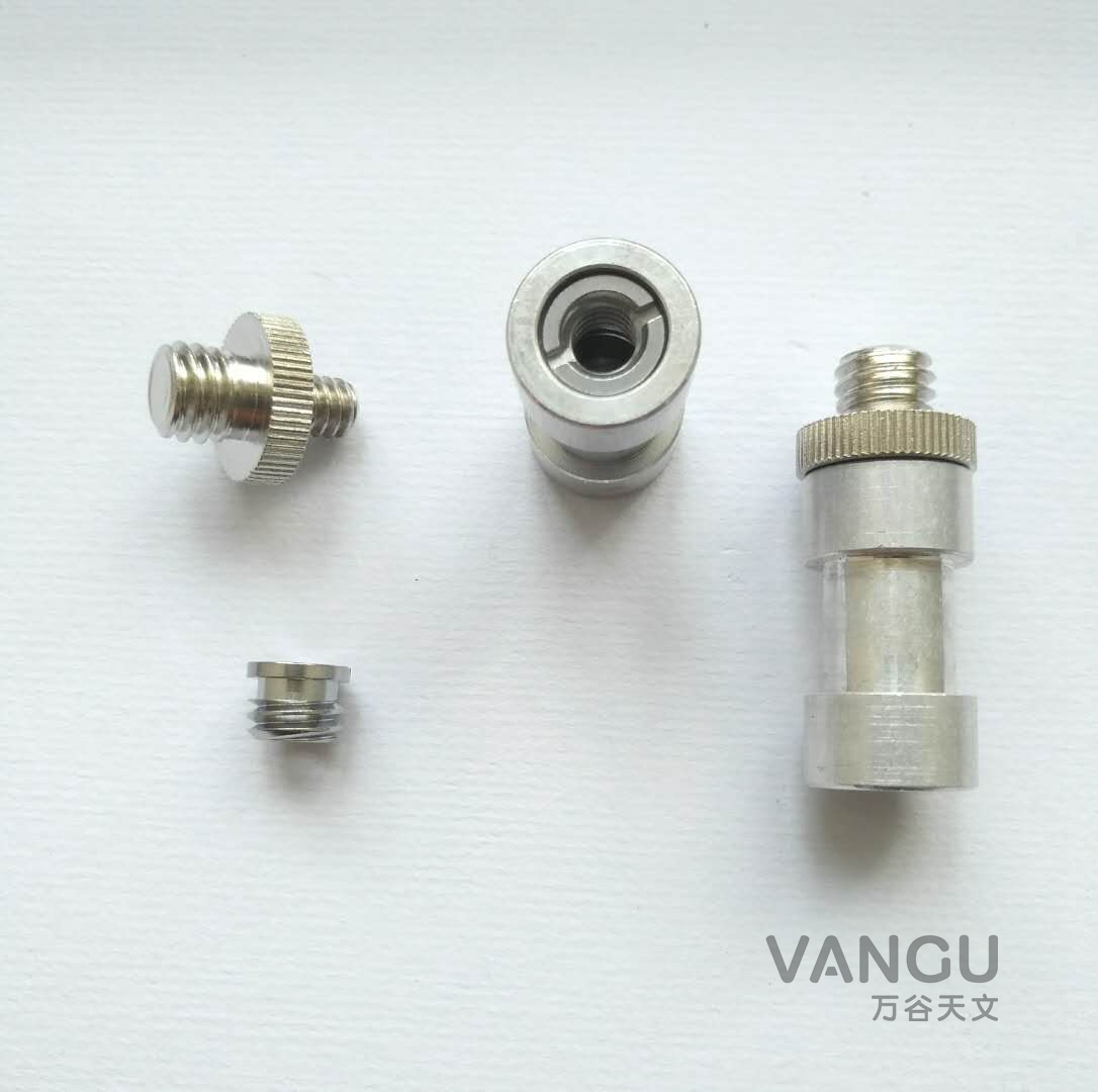 Lamp holder conversion screw Double head 1 4 turn 3 8 lamp holder conversion screw Equatorial mount heavy hammer extension rod set