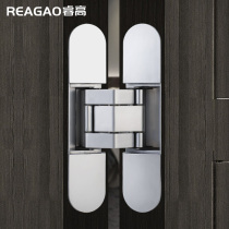 Three-dimensional adjustable cross hinge hinge hidden hotel wooden door hidden folding door invisible door outer opening hinge