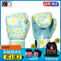 FIGHTDAY boxing children cartoon small flower childrens boxing gloves children boys and girls boxing gloves fight Muay Thai