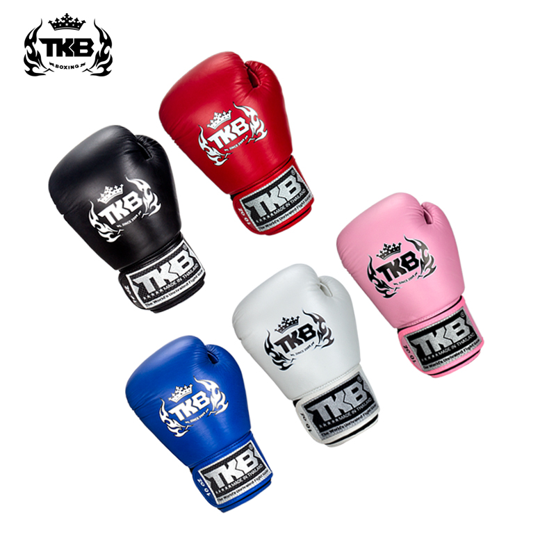 Thai TKB boxer sets male and female adult genuine leather fist sets loose professional boxing training boxing gloves to fight the fight