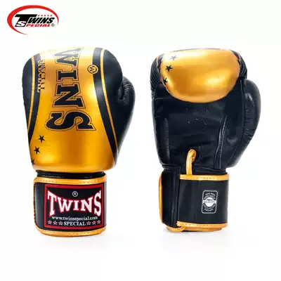 twins spirit Thailand imported TW4 black gold commemorative edition Muay Thai sanda boxing gloves 