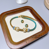 Direct beading is the only hand-woven semi-finished bracelet made by Qinglu Qianli Jiangshan Xiaohongshu popular bracelet