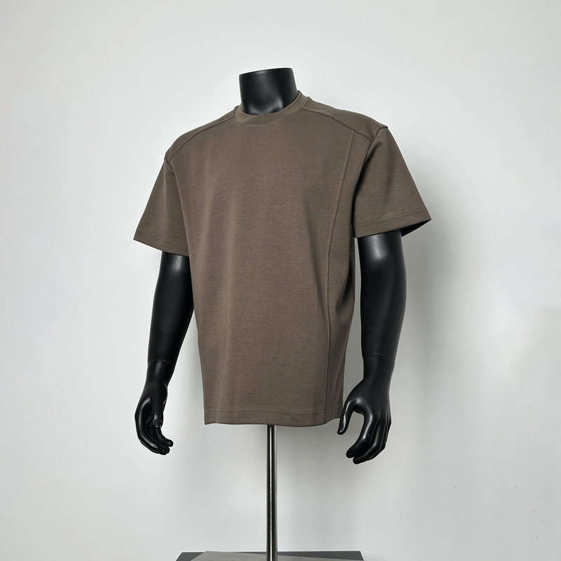 Natcode American Style Trendy Brand Deconstructed 300g Heavyweight Stereo Cut and Patchwork Short-Sleeved T-Shirt for Men, Loose Half-Sleeve Top Natcode American Style Trendy Brand Deconstructed 300g Heavyweight Stereo Cut and Patchwork Short-Sleeved T-Shirt for Men, Loose Half-Sleeve Top