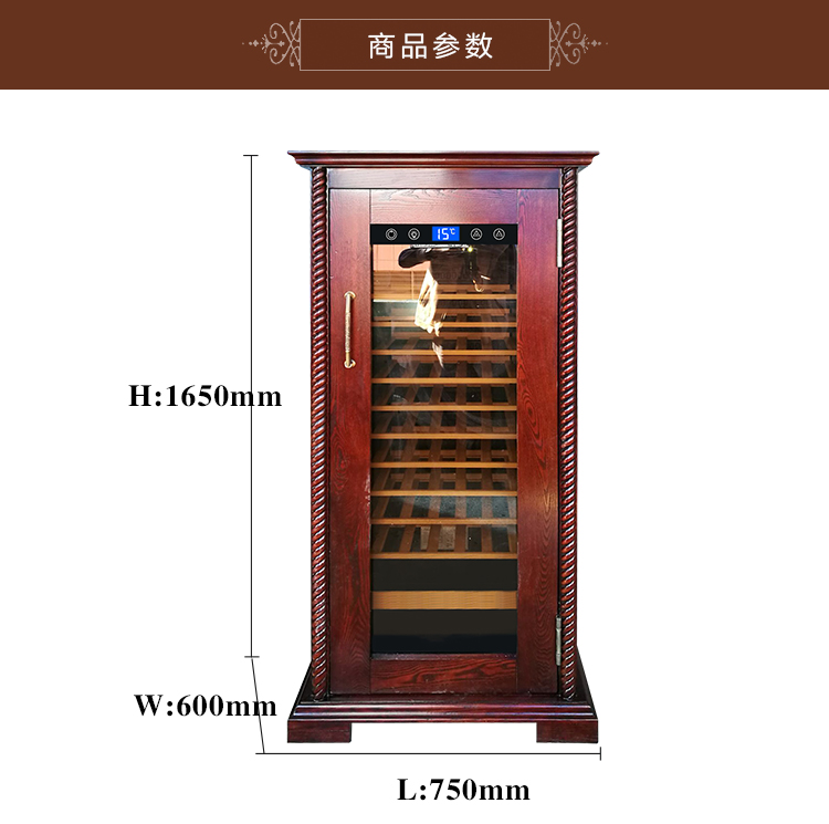 mau tu ruou dep Jin Xuan sản phẩm tủ rượu Jin TRANG tủ lạnh nhiệt tủ rượu nhà máy nén đá thanh gỗ tủ lạnh rượu vang - Tủ rượu vang tủ rượu cầu thang