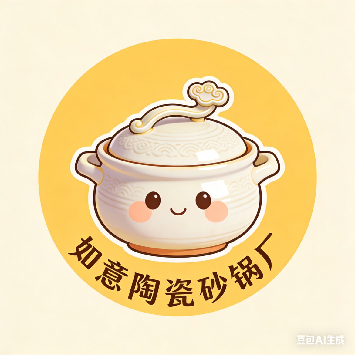 如意陶瓷砂锅厂的LOGO