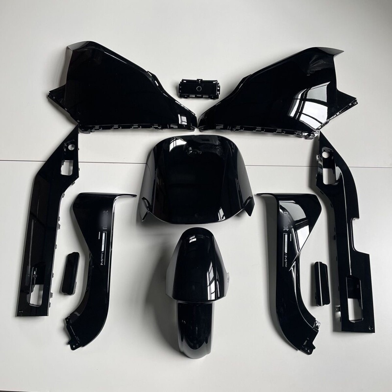 Quick Delivery M395Cmax Full Set Original No.9 Scooter Shell Electric Motorcycle Shell Accessories Modification Battle Black Color Painted Parts