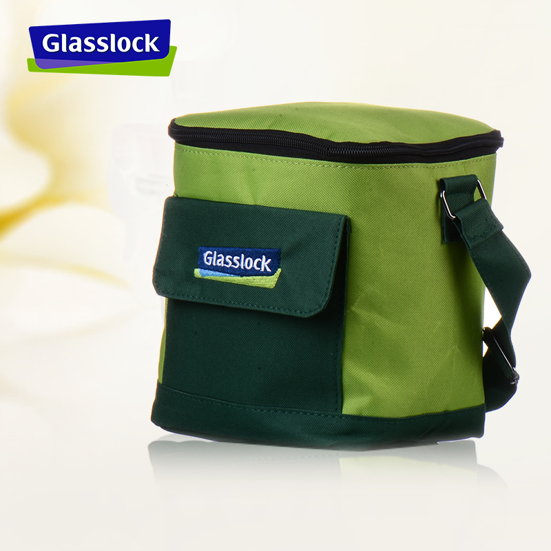 Glaslock Insulation Lunch Box Bag Lady Lunchbox Men's Hand Carry Bag Hand Portable Bag With Pull Chain Containing Bag