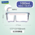 hộp nấu cơm mini 360-1100mlGlasslock Hàn Quốc nhập khẩu lò vi sóng hộp cơm trưa hộp kính cường lực niêm phong giòn - Hộp cơm điện sưởi ấm hộp cơm tự nấu Hộp cơm điện sưởi ấm