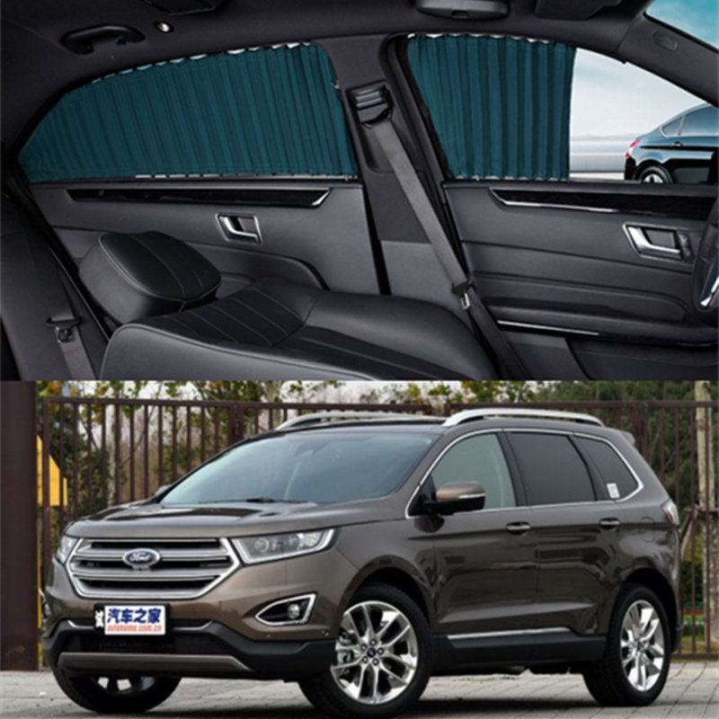 Ford Sharp World Car Curtains On-board Aluminum Alloy Railcar Special Heat Insulation Sunscreen Side Window Shading Louvered Blinds