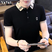 Mens Korean Tide Brand ins lapel short sleeve T-shirt 2020 Summer personality mens fashion clothes casual polo shirt