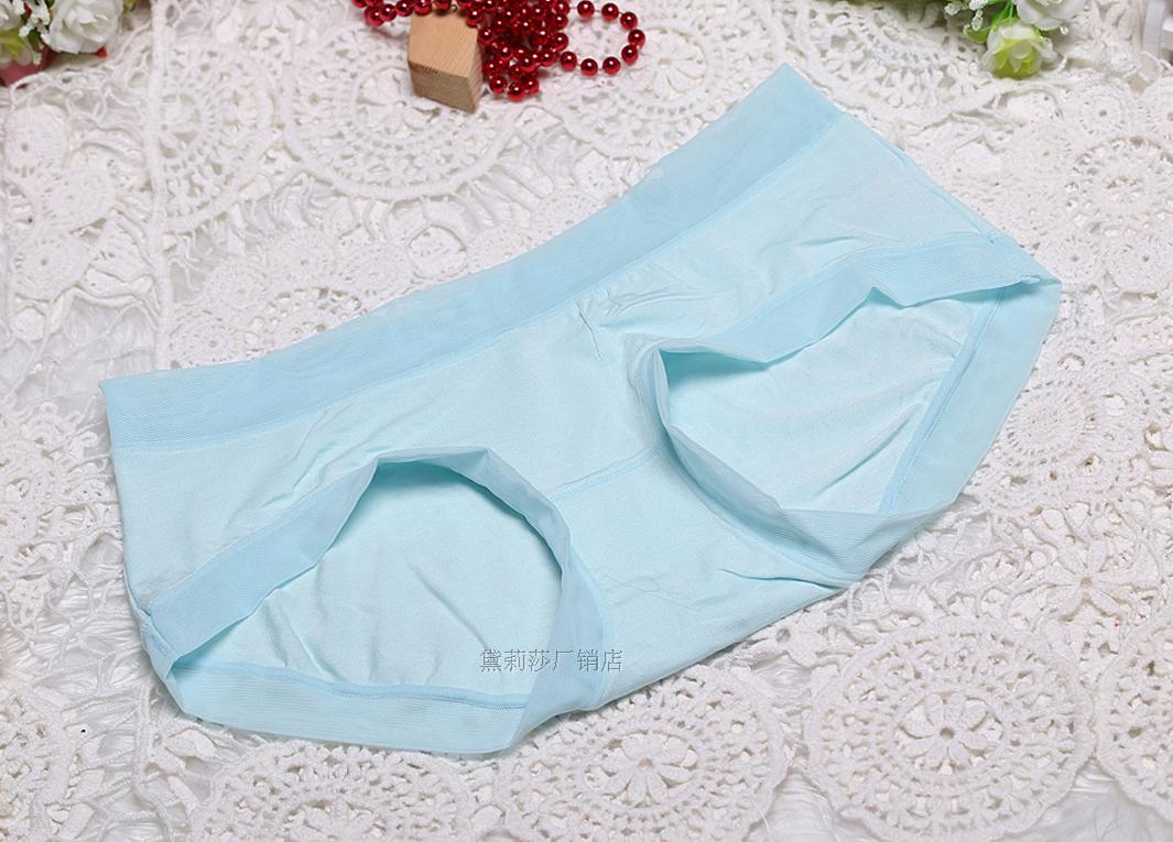Nhà máy trực tiếp xác thực lớp 郦 郦 3003 thấp eo cô gái đồ lót phương thức lưới bên màu rắn 5 shop bikini cao cap
