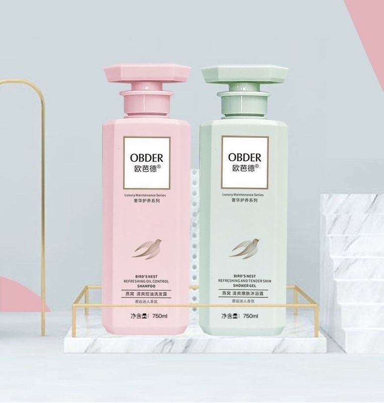 Large Bottle of 750ml Oba Original High-End Fragrance Shampoo Brand Genuine Shampoo and Shower Gel