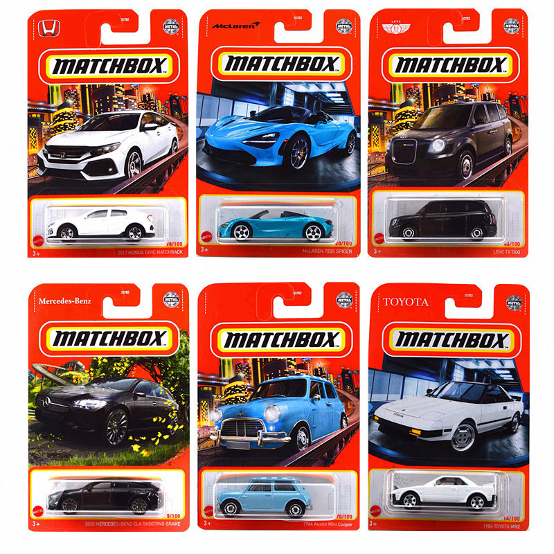 Matchbox Matchbox City Heroes Car Model Toy Alloy Engineering Jeep Mercedes Police Car 21V