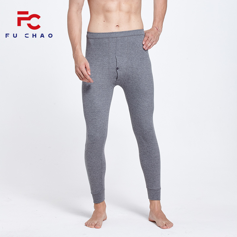 Mens quần mùa thu mens đơn niên và trẻ cơ thể vào mùa xuân và mùa thu mỏng bông đáy quần cotton quần dòng sửa chữa.