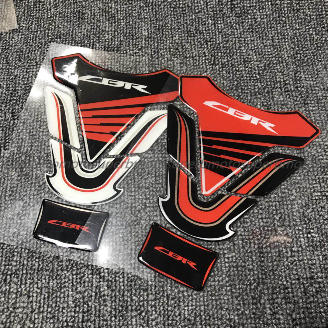 Suitable for CBR series 3D glue glue motorcycle fuel tank sticker fish bone sticker sports car decal sticker