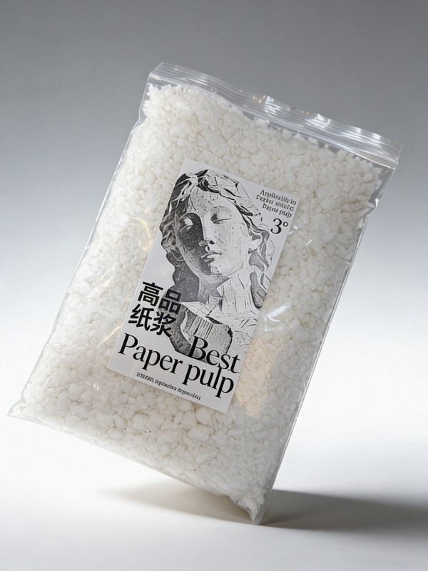 Artist-Grade Pulp with Optional Grain Size, Pulp Sculpture Flushing Method, Dehydrated Pulp DIY Material 5000g
