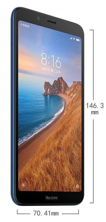 MIUI Redmi 7A Full Network Compatibility Dual Sim Dual Operator Hd Call Backup Phone for Students and Elderly, Compatible with Broadcast Cards