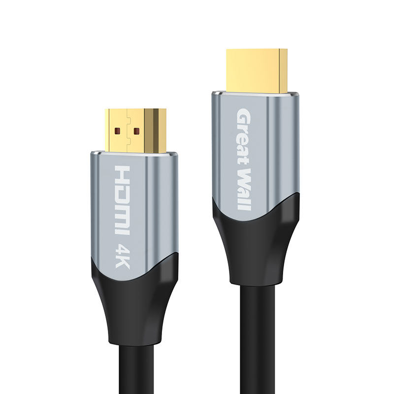 Great Wall HDMI Cable Version 2.0 4K High-Definition Cable 3D Set-Top Box Projector Data Transmission Cable Computer Connection to Tv