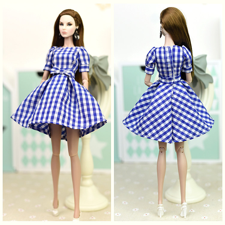 6-point doll dress heart yi ob momokofr2 supermodel Fashion Royalt dg poppy plaid skirt