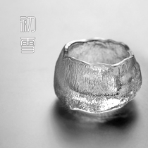 Preliminary Snow Frozen Burning glazed cups Li Zi lacquer Tongyu Tea Cup Hammer glass Gongfu Tea Cup Masters Cup Single Cup
