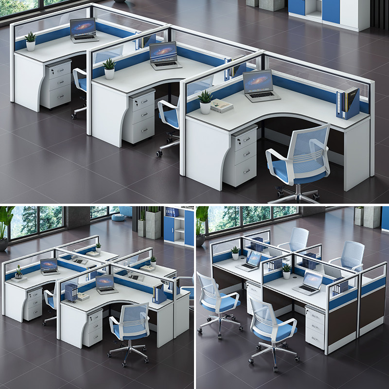 Giant Yard Staff Desk Sub-six office furniture Office furniture Desk Chair Composition Brief modern