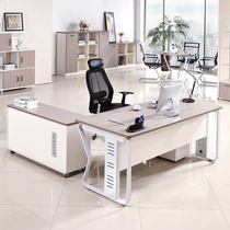 Mobilier de bureau Large Bandae Bosses Table et chaires Portfolio Manager Desk Desk Desk Modern Plate Desk