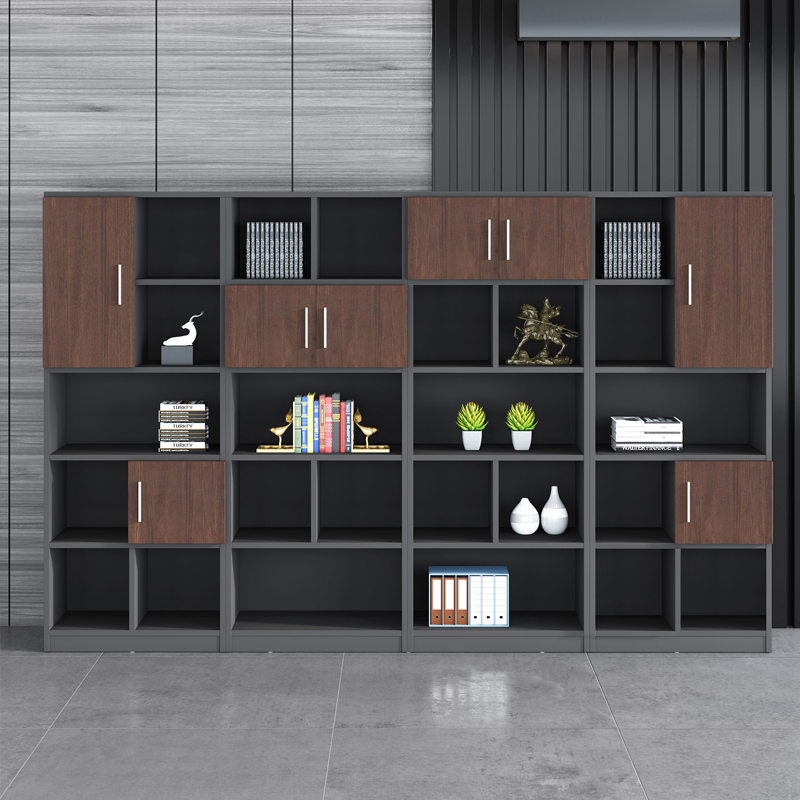 Minimalist modern filing cabinet Composition 2 4 6 8 doors bookcase multifunction storage cabinet Information cabinet Office furniture