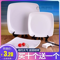 Bộ đồ ăn nhanh Melamine nhà hàng thức ăn nhanh nhà hàng nhựa chiên cơm chiên mì chiên cơm phủ cơm tấm nhà hàng thương mại bộ bát đĩa đẹp