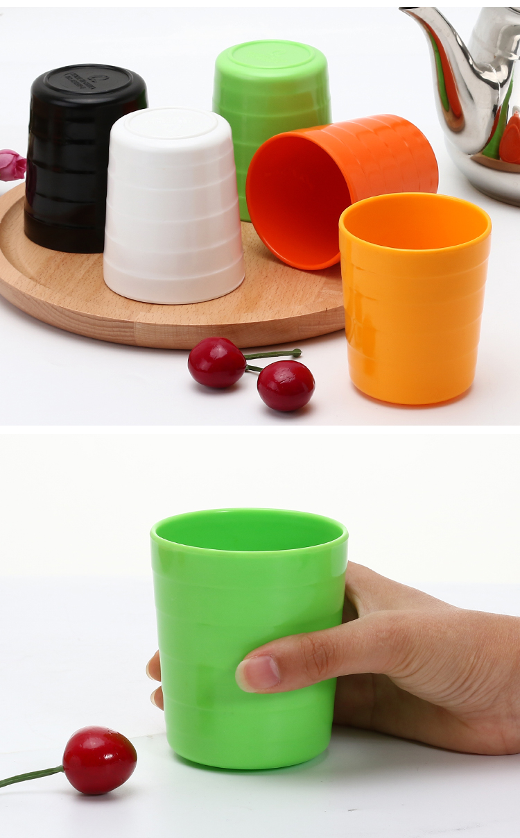 Melamine cup hộ gia đình uống nước cốc nhựa chống vỡ nhà hàng thức ăn nhanh nhà hàng căng tin nhà hàng - Tách bình giữ nhiệt tiger