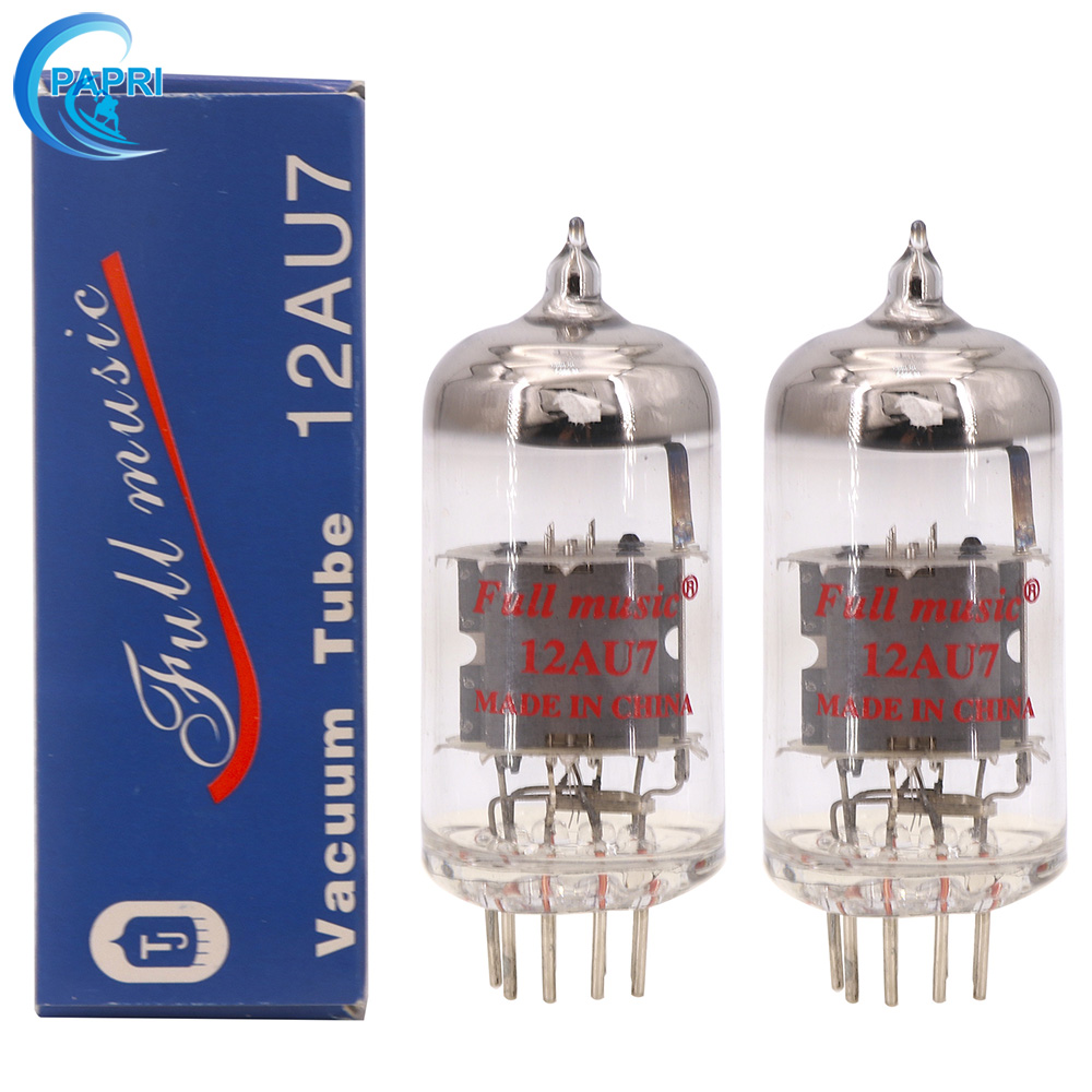 Tianjin Quanzhen Full music 12AU7 ECC82 pre-stage vacuum tube ordinary foot red letter original pairing