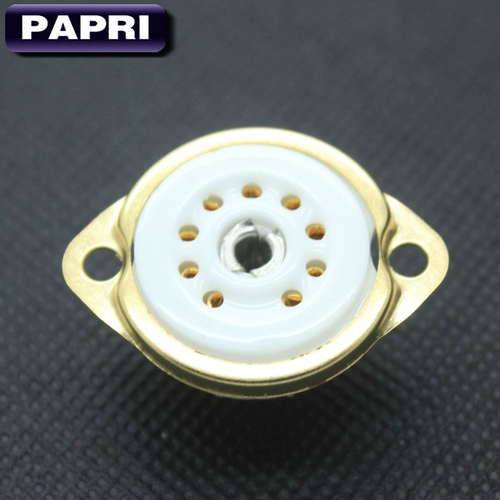 Небольшой 9 -типовой электронный трубку девять -фут, покрытые керамическим золотым фосфором, бронзовый сарай ECC83 6922 EL84 12AX7 12AU7 12AU7888 5670 6DJ4 Сиденье желчного протока Сидень